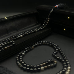 Black Premium Agate Tasbeeh 100 Beads