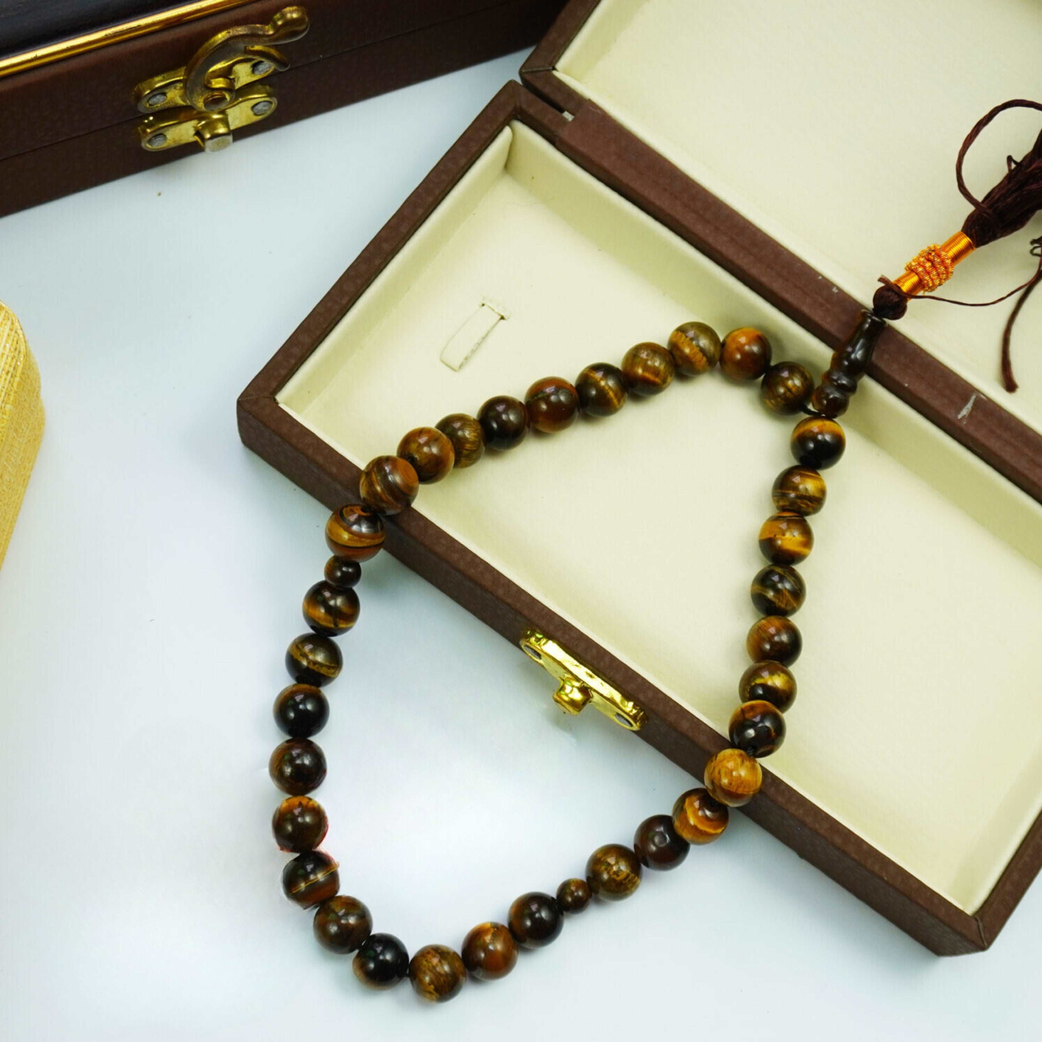 Tiger’s Eye Premium Tasbeeh 33 Beads