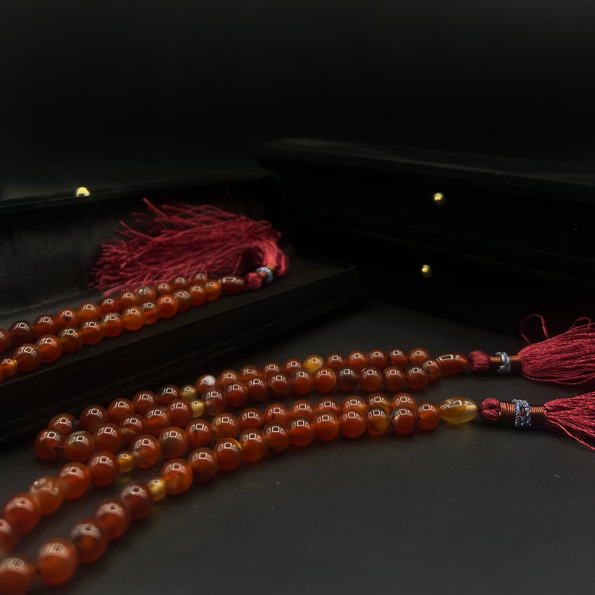 Red Agate Premium Tasbeeh 33 Beads