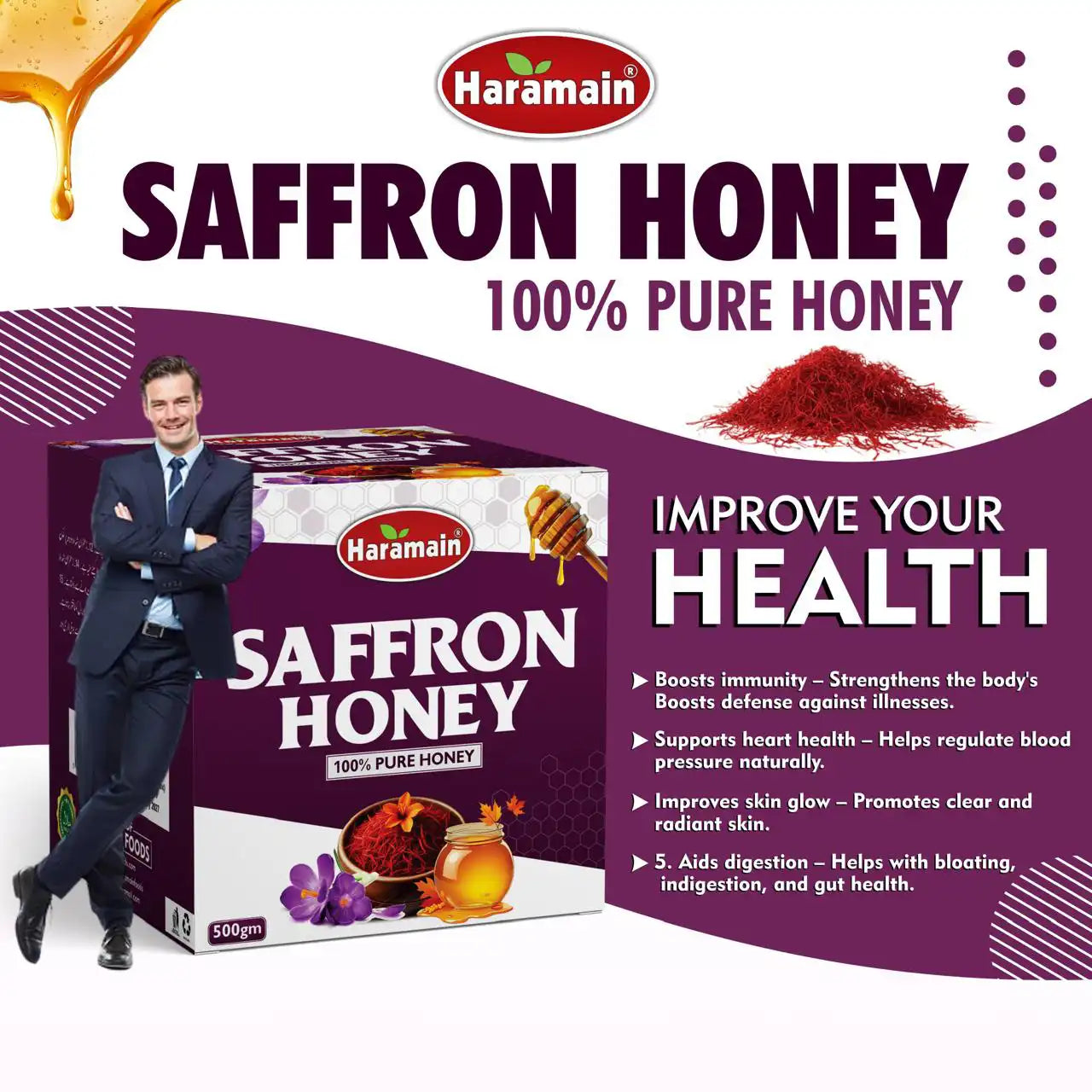 best saffron honey